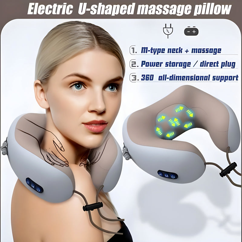 Compact And Versatile Electric U-Shaped Massager
